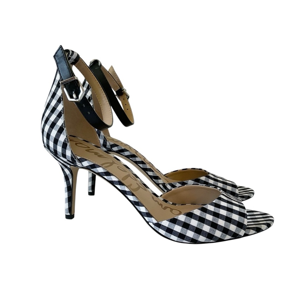 Sam Edelman Porchia Gingham Sandals Size 6 NEW